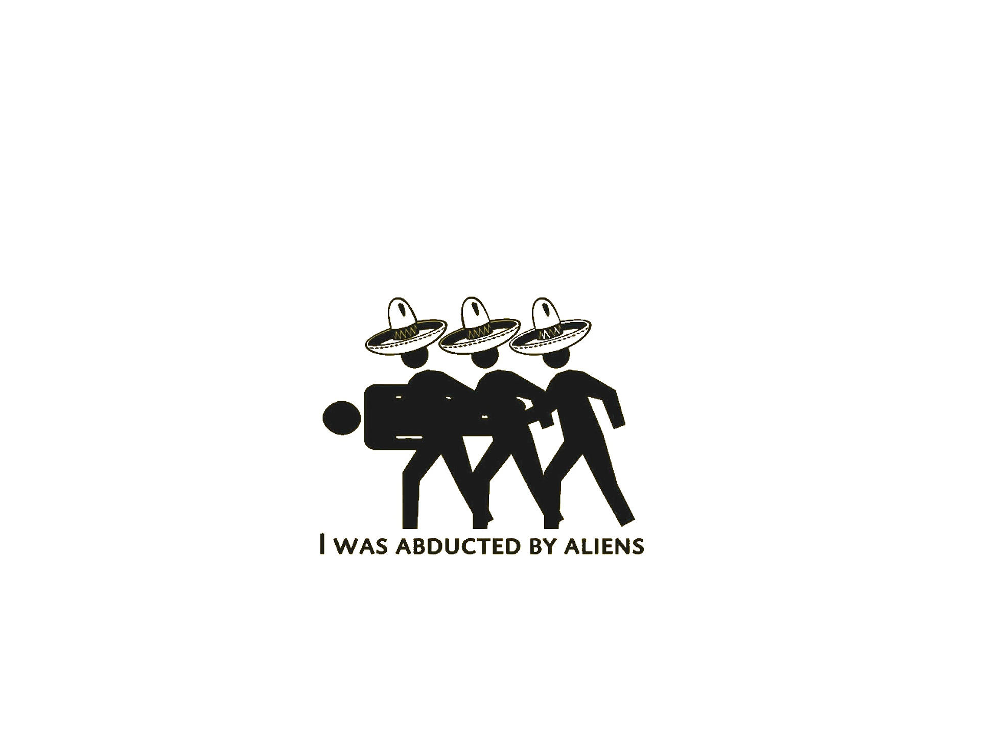 stick figures, sombreros, stretcher, Full HD Desktop Wallpaper