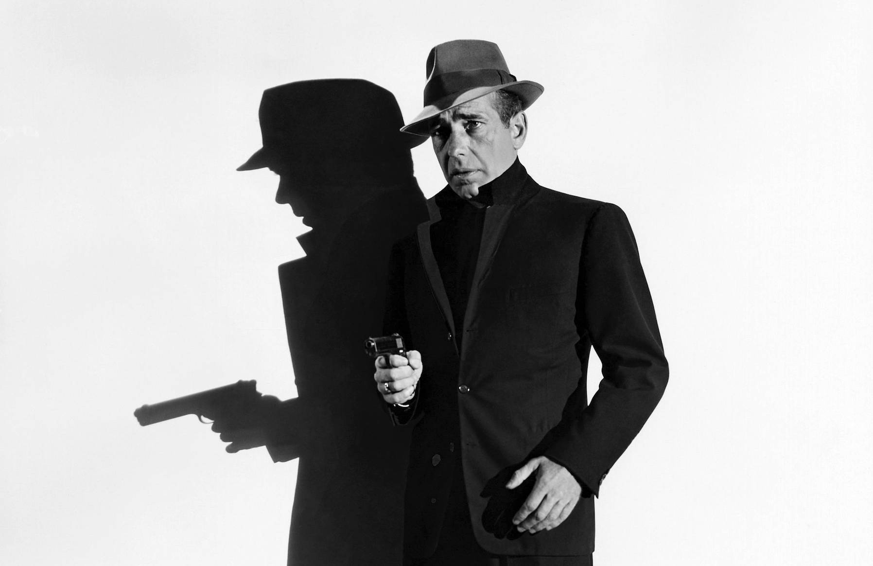 Humphrey Bogart, fedora, suit, HD Desktop Wallpaper
