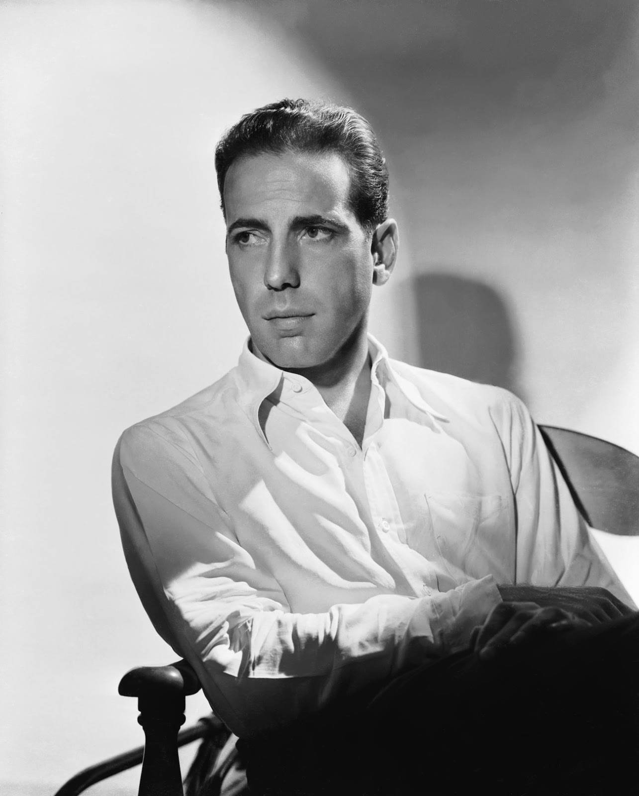 Humphrey Bogart, black pants, white shirt, HD Phone Wallpaper