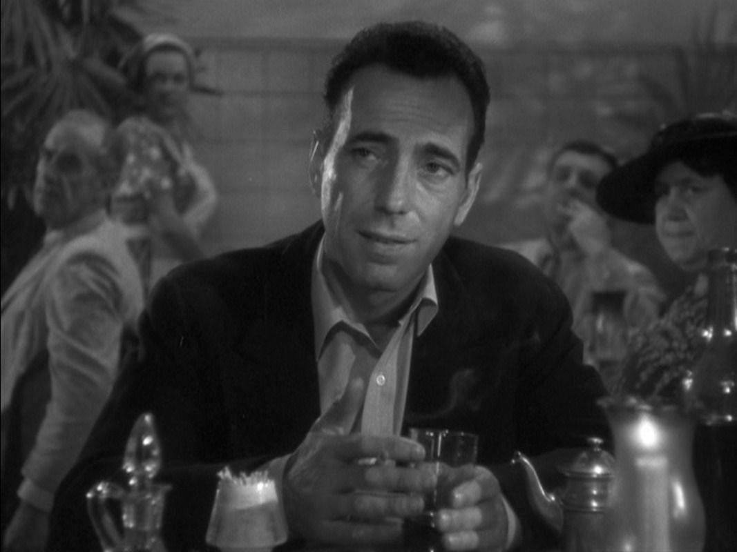 Humphrey Bogart, glass, suit, SD Desktop Wallpaper