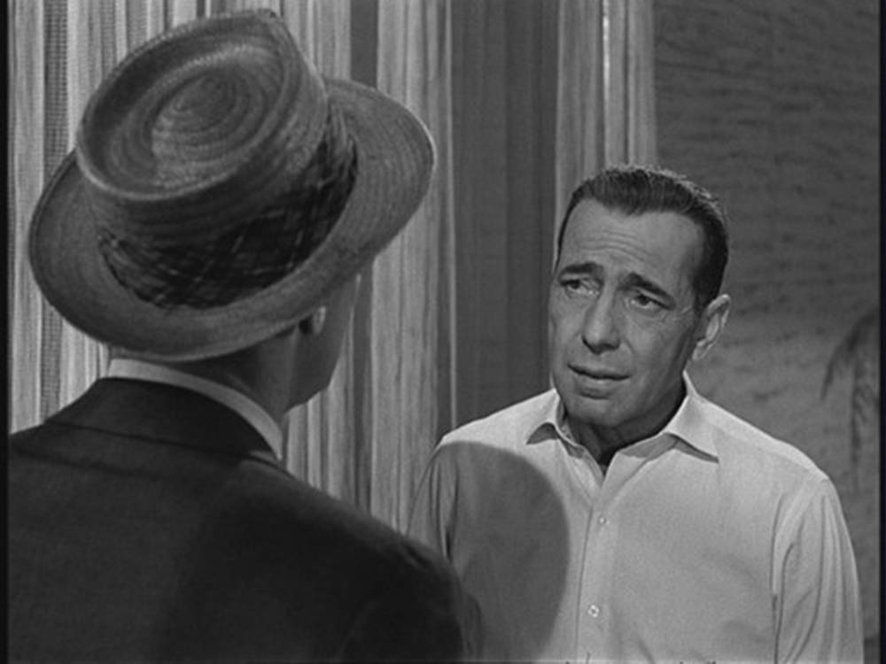 Humphrey Bogart, straw hat, collared shirt, SD Desktop Wallpaper