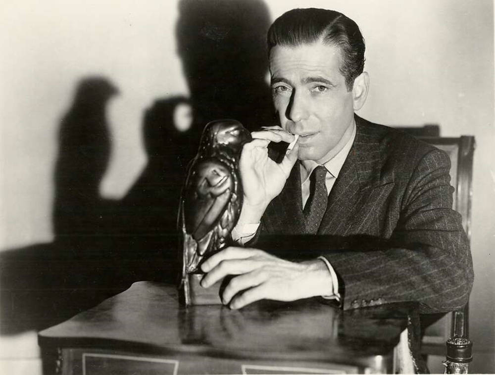 Humphrey Bogart, suit, cigarette, SD Desktop Wallpaper