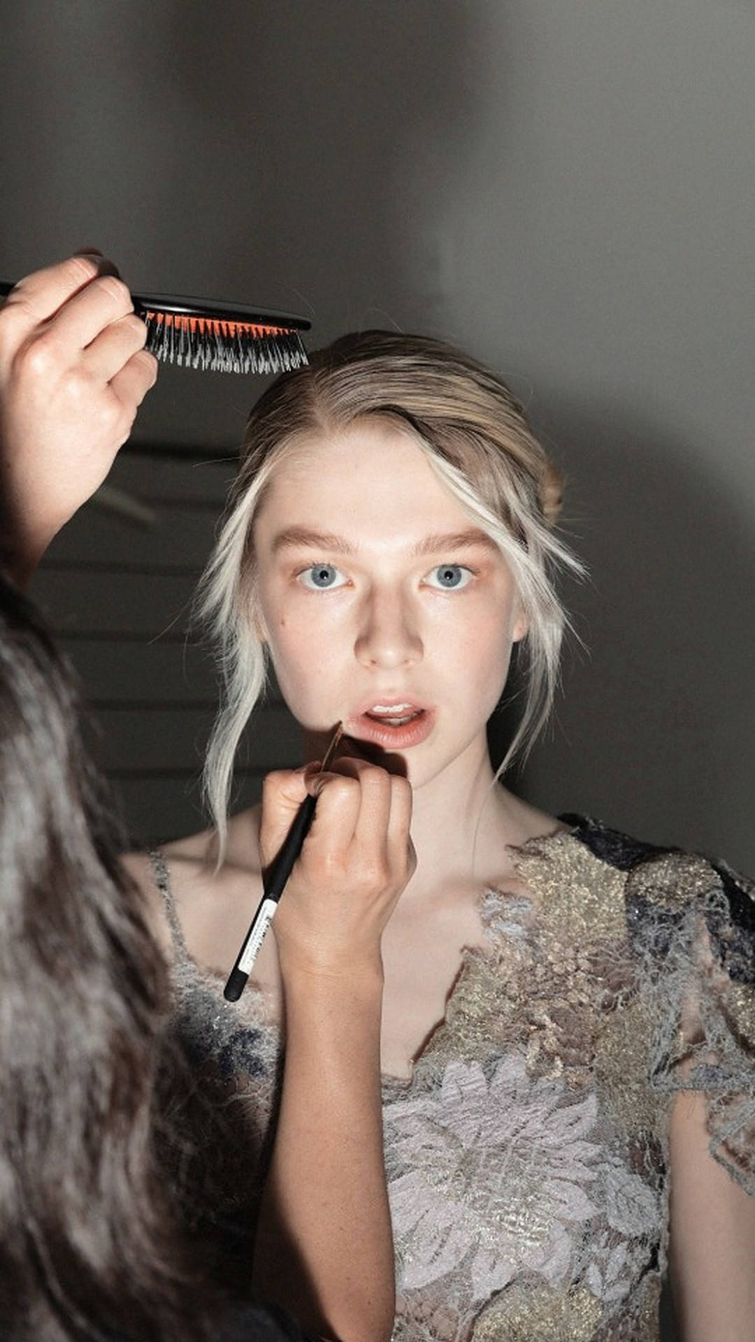 Hunter Schafer, blonde hair, blue eyes, Full HD Phone Wallpaper