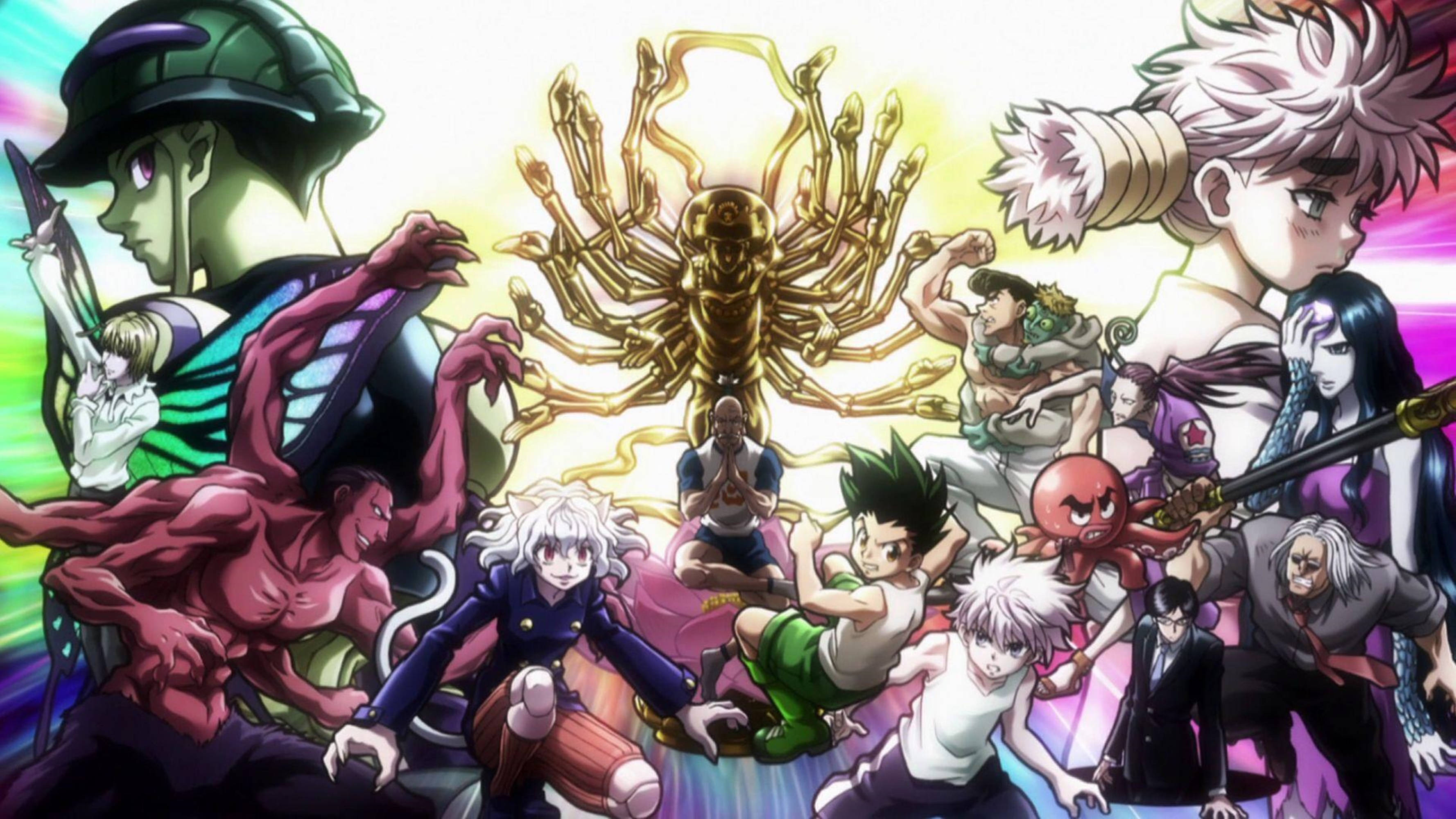 Hunter X Hunter, 4K, anime characters, 2K Desktop Wallpaper