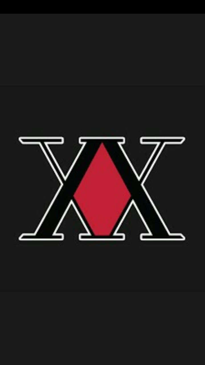 Hunter X Hunter, logo, black background, HD Phone Wallpaper