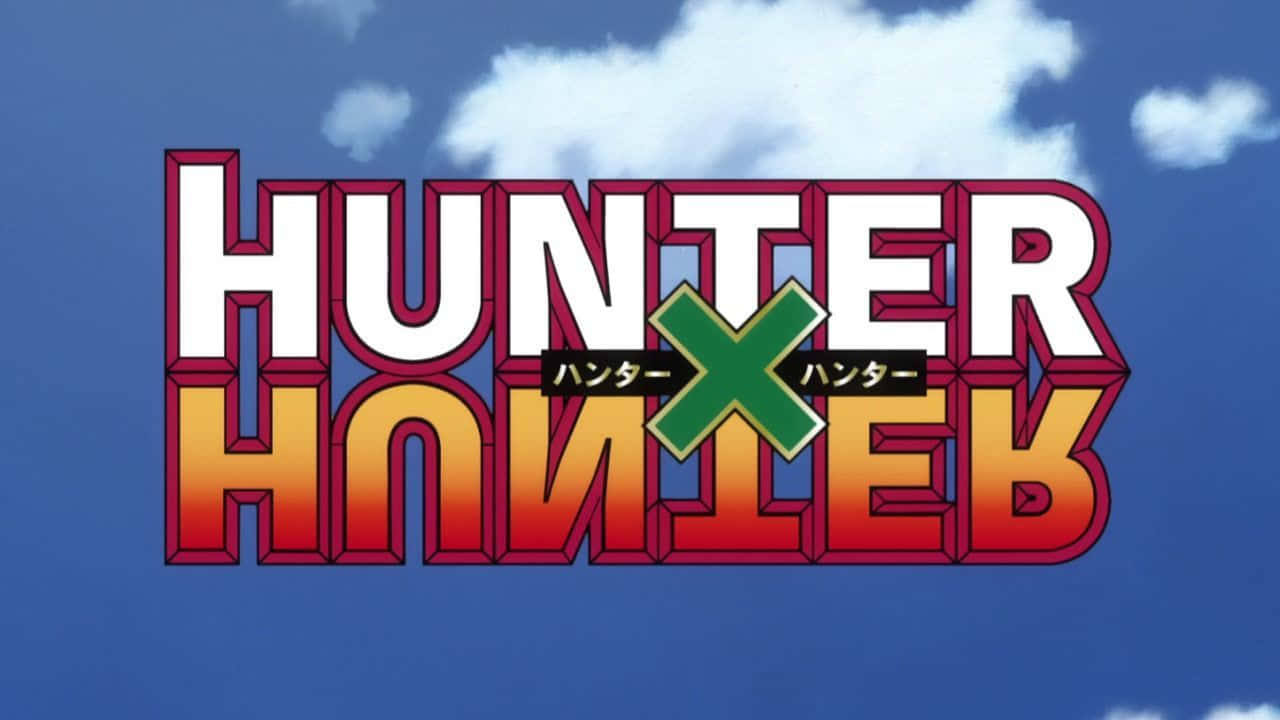 Hunter X Hunter, 3D anime logo, bright blue sky, HD Desktop Wallpaper