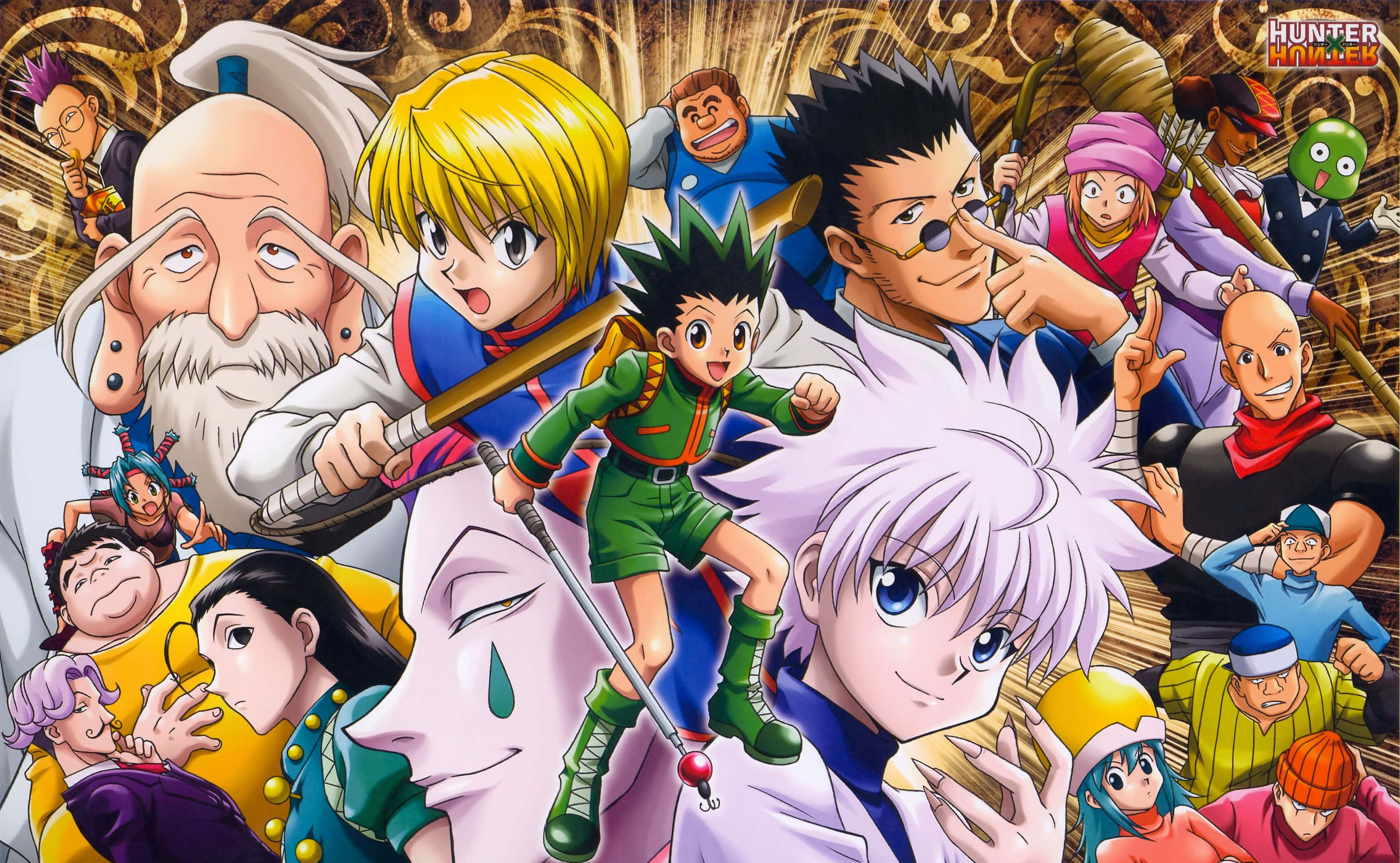Hunter X Hunter, anime collage, Hunter x Hunter characters, 2K Desktop Wallpaper