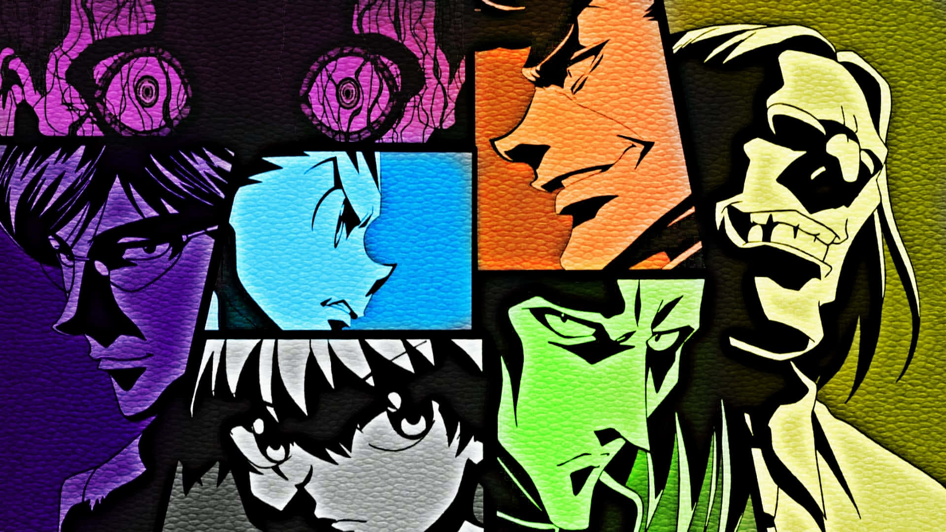 Hunter X Hunter, anime-style, collage, Full HD Desktop Wallpaper