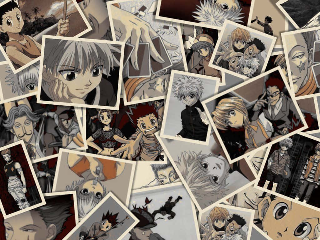 Hunter X Hunter, anime character photos, sepia tones, SD Desktop Wallpaper