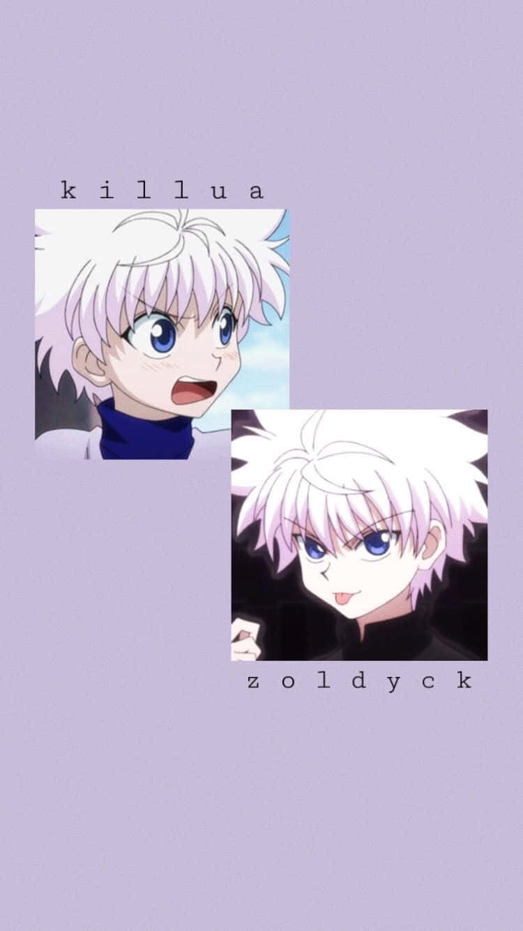 Hunter X Hunter Aesthetic, white hair, blue eyes, HD Phone Wallpaper