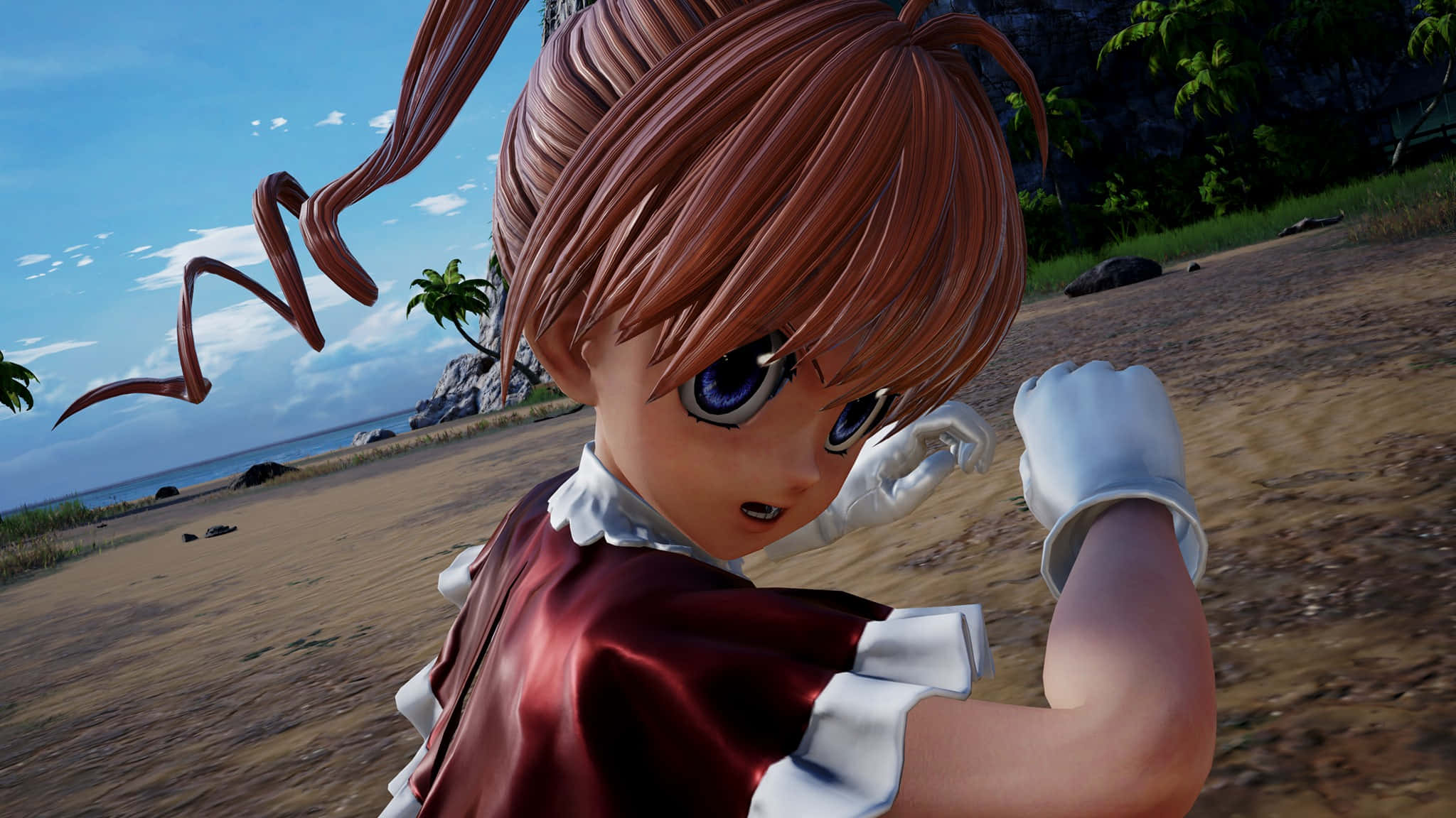 Hunter X Hunter, Bisky, red and white outfit, Full HD Desktop Wallpaper