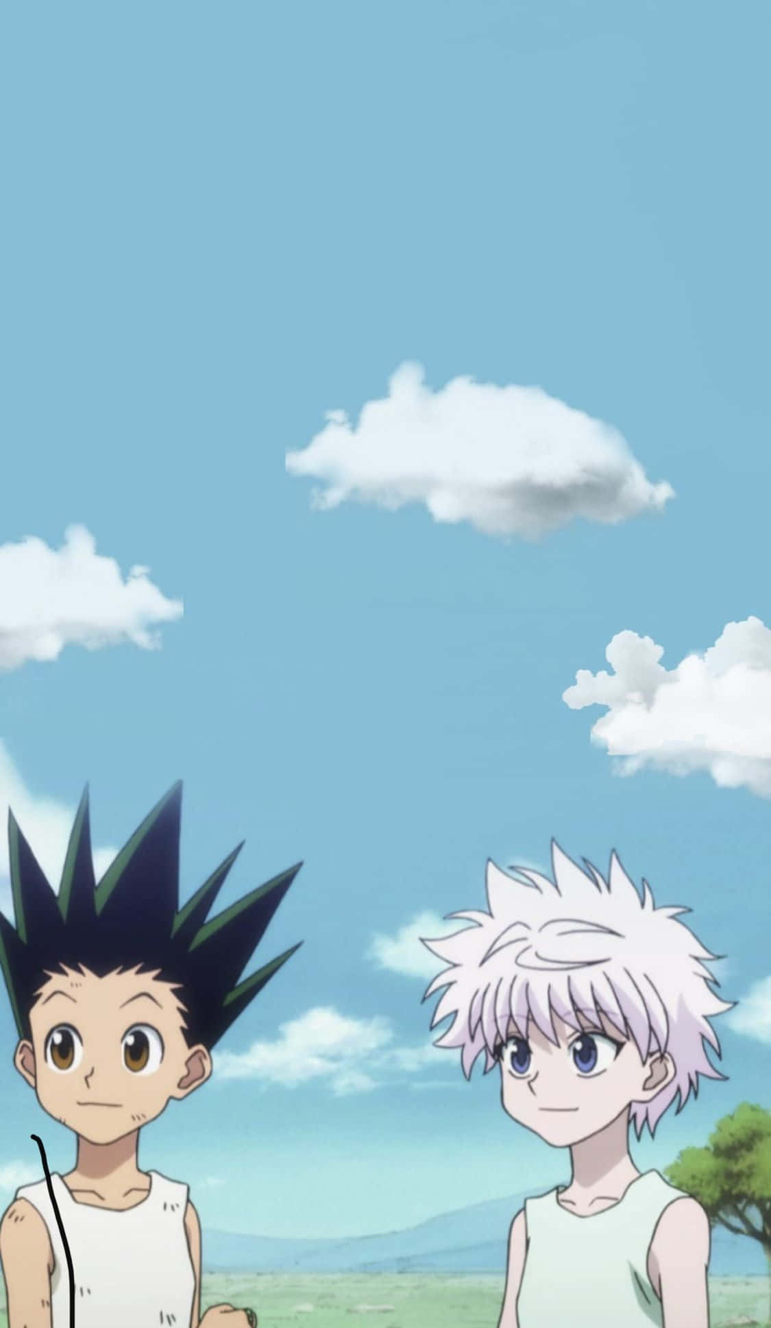 Hunter X Hunter, anime boys, spiky hair, Full HD Phone Wallpaper