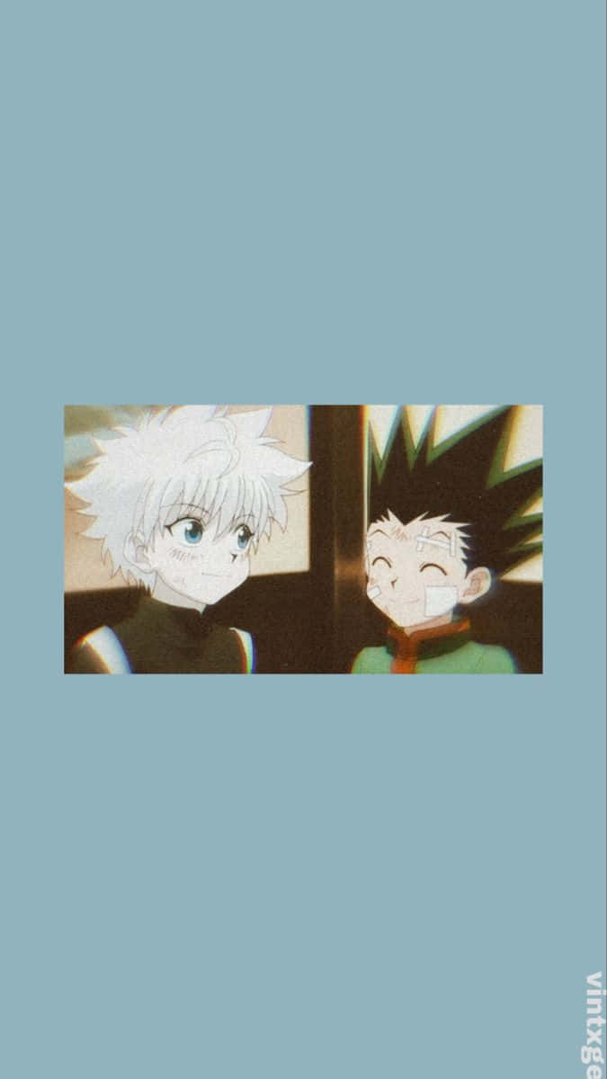 Hunter X Hunter, anime, bandaged faces, SD Phone Wallpaper