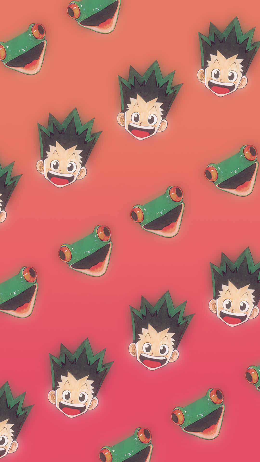 Hunter X Hunter, anime boy, green frog, Full HD Phone Wallpaper