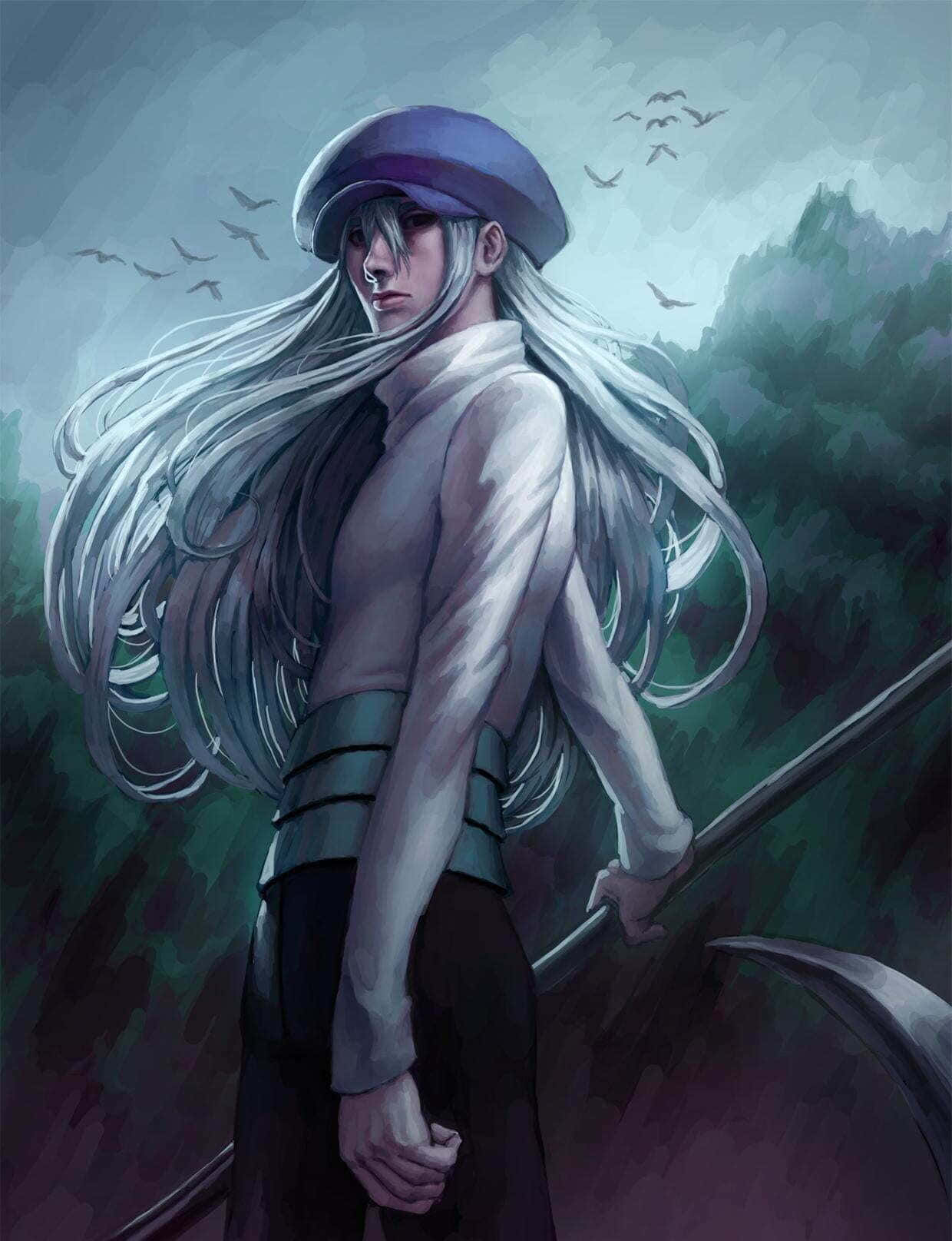 Kite, Hunter x Hunter, scythe, HD Phone Wallpaper