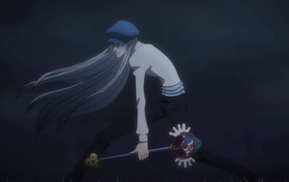 Kite, Hunter X Hunter, silver hair, SD Desktop Wallpaper