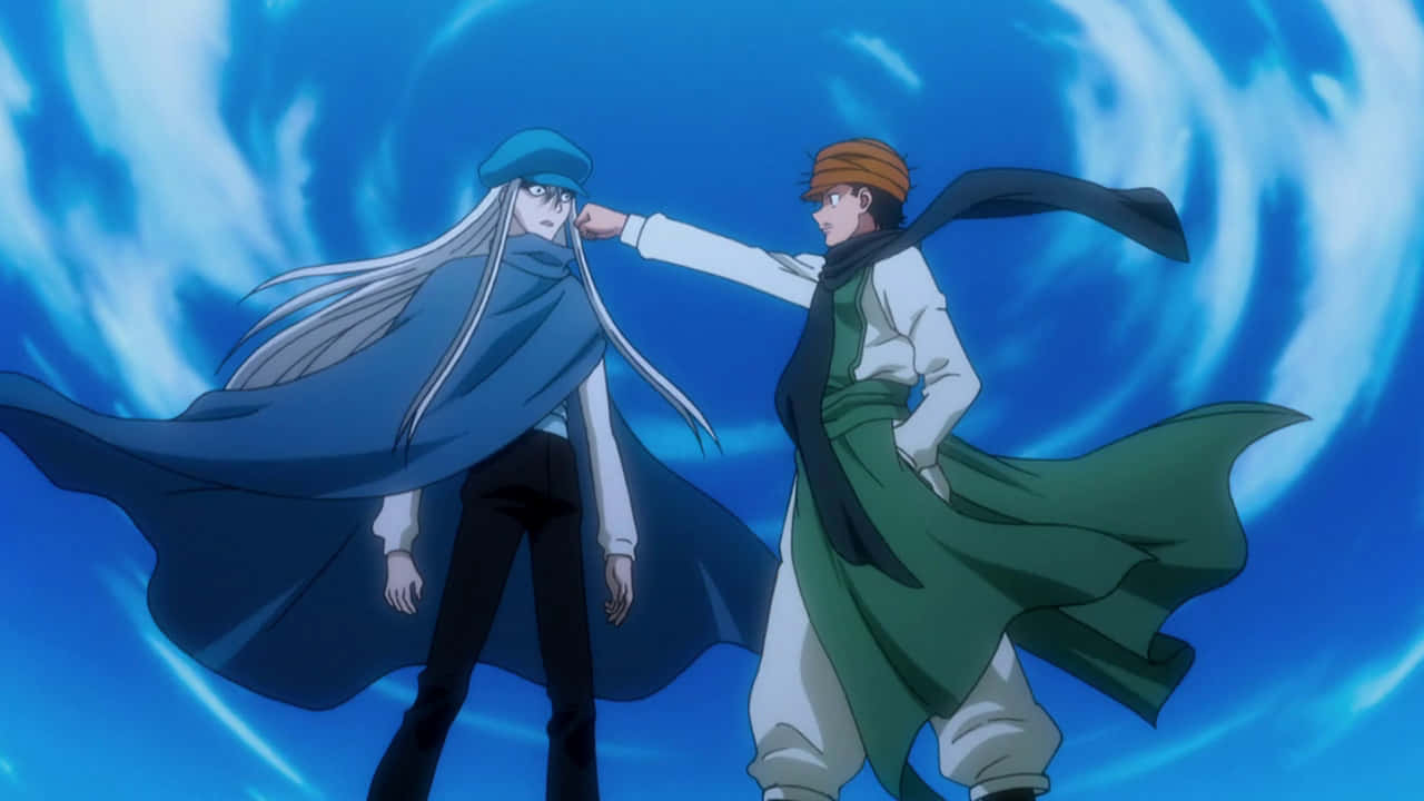 Hunter X Hunter, Kite, blue vortex, HD Desktop Wallpaper