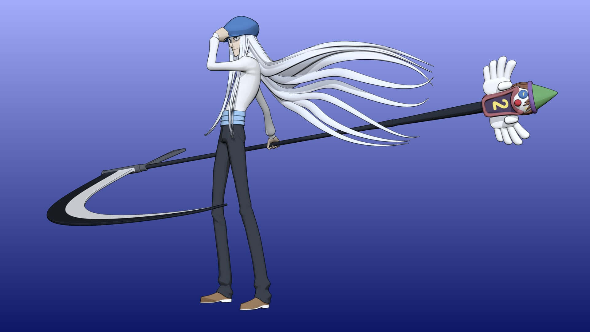 Hunter X Hunter, Kite, long white hair, Full HD Desktop Wallpaper