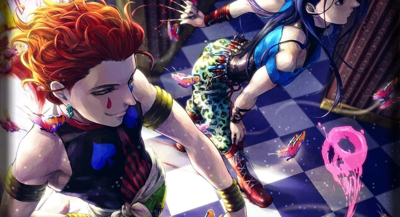 Hunter X Hunter, anime characters, dynamic combat pose, HD Desktop Wallpaper