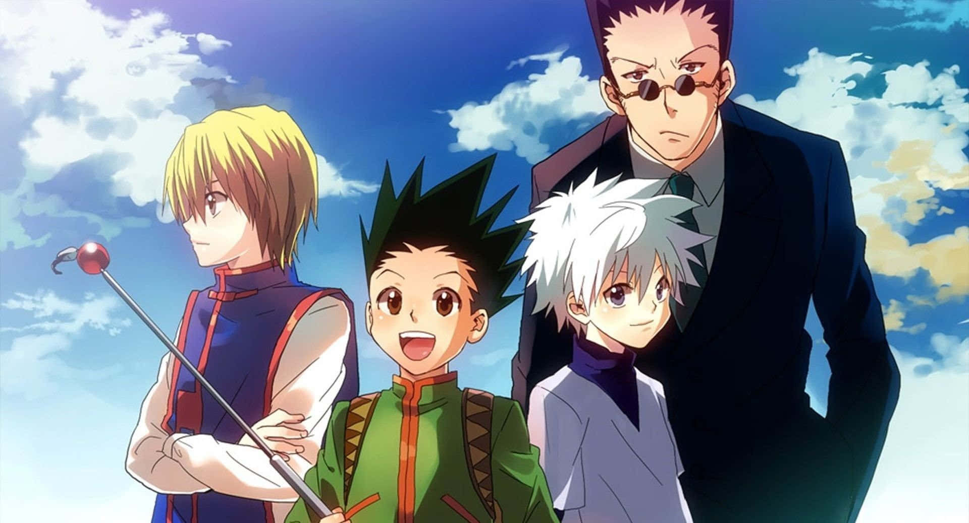Hunter X Hunter, anime characters, sky, Full HD Desktop Wallpaper