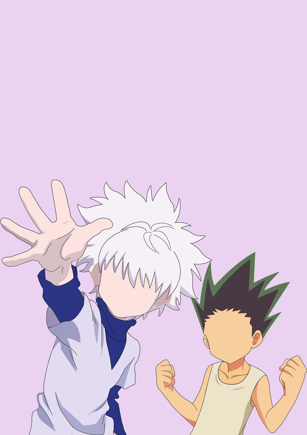 Hunter X Hunter, laptop, spiky hair, HD Phone Wallpaper