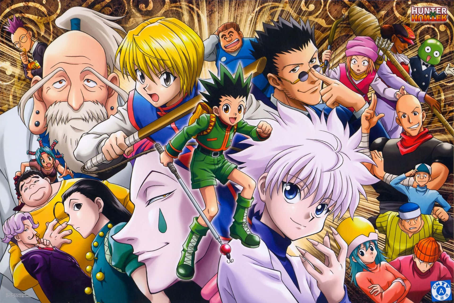Hunter X Hunter, characters, anime collage, Full HD Desktop Wallpaper