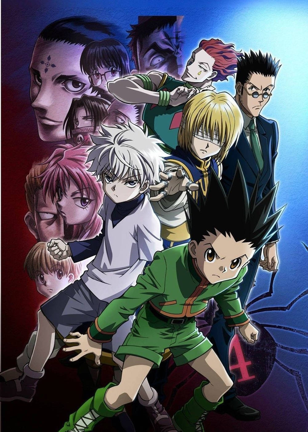 Hunter X Hunter, anime characters, action poses, HD Phone Wallpaper