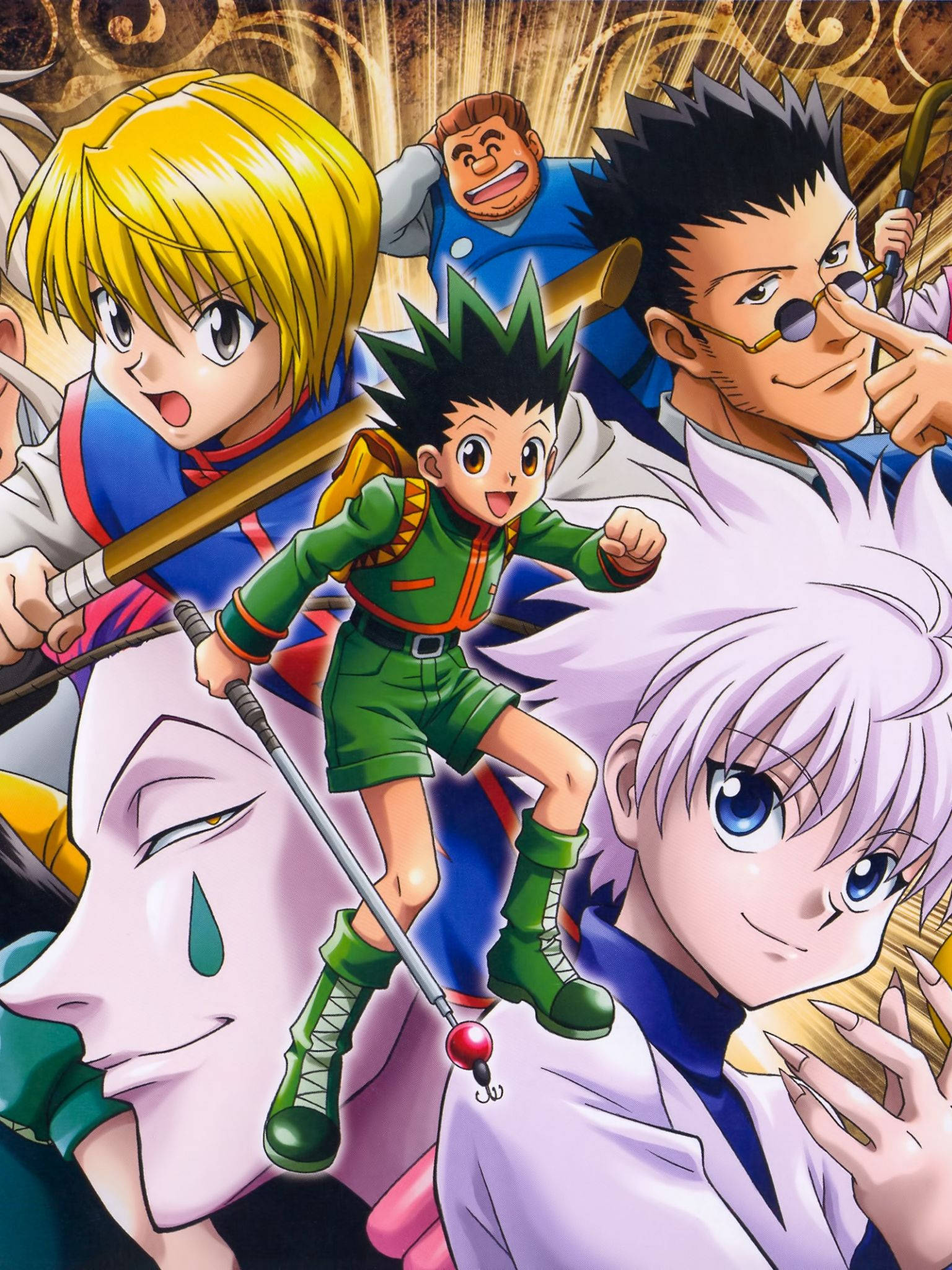 Hunter X Hunter, anime poster, colorful characters, Full HD Phone Wallpaper