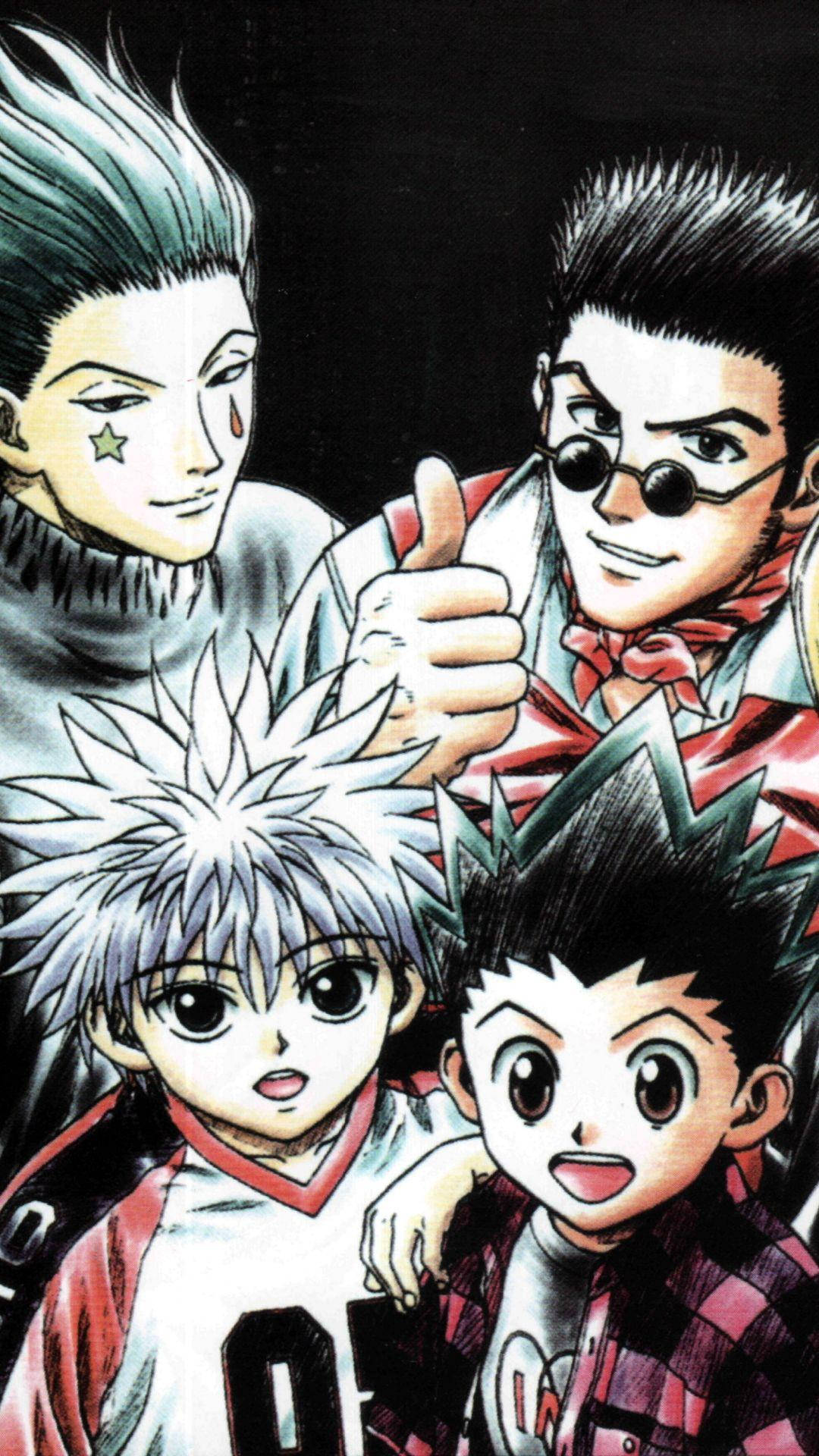 Hunter X Hunter, anime characters, spiky hair, Full HD Phone Wallpaper
