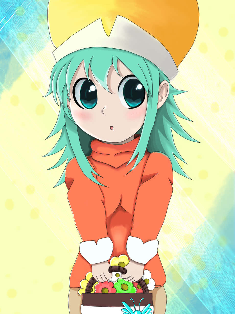 Hunter X Hunter, Ponzu, turquoise hair, HD Phone Wallpaper