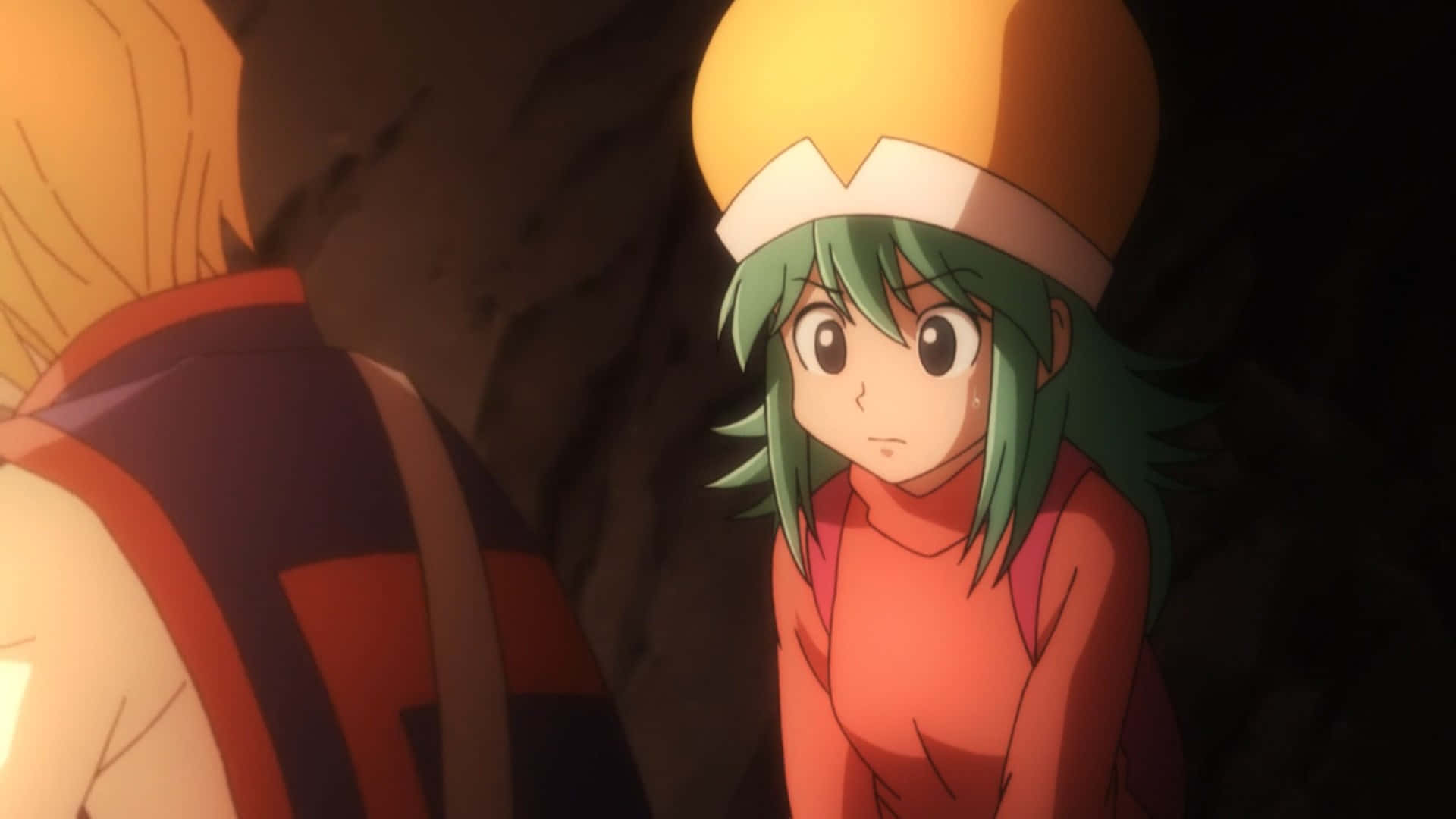 Ponzu, Hunter x Hunter, green-haired anime girl, Full HD Desktop Wallpaper