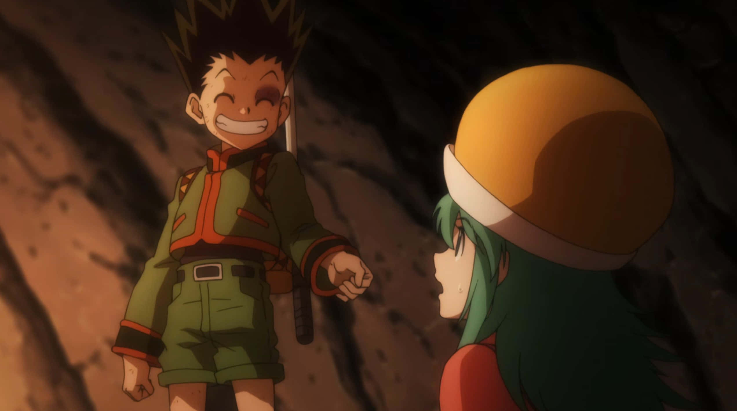Hunter X Hunter, Ponzu, green hair, Full HD Desktop Wallpaper