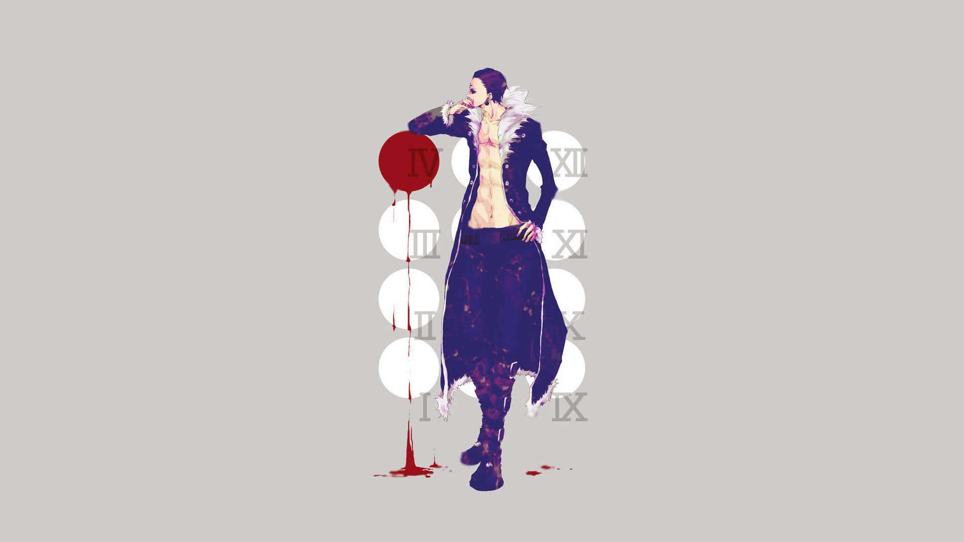 Hunter X Hunter, purple coat, red balloon, Full HD Desktop Wallpaper