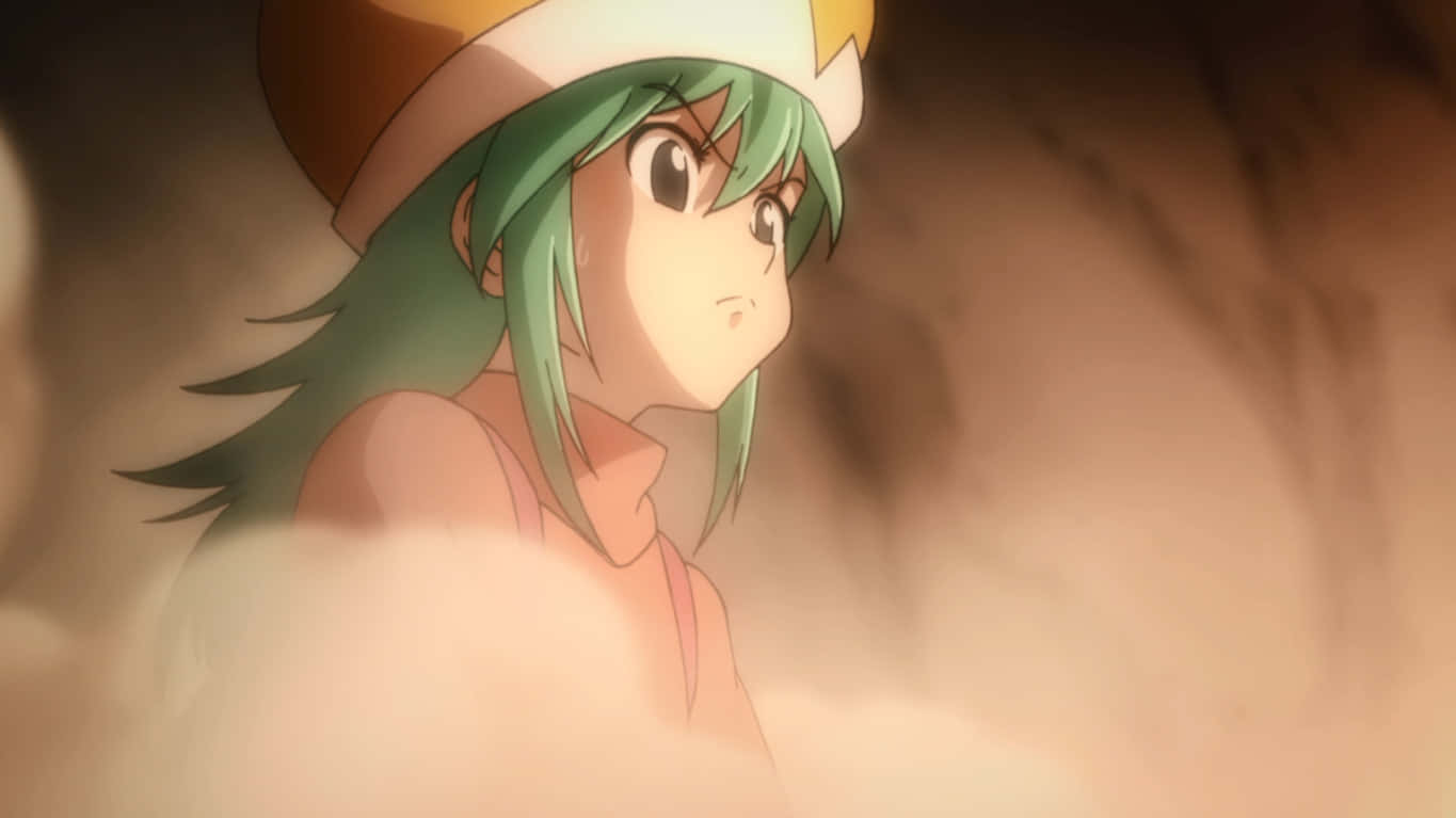 Hunter X Hunter, Ponzu, green-haired anime girl, HD Desktop Wallpaper