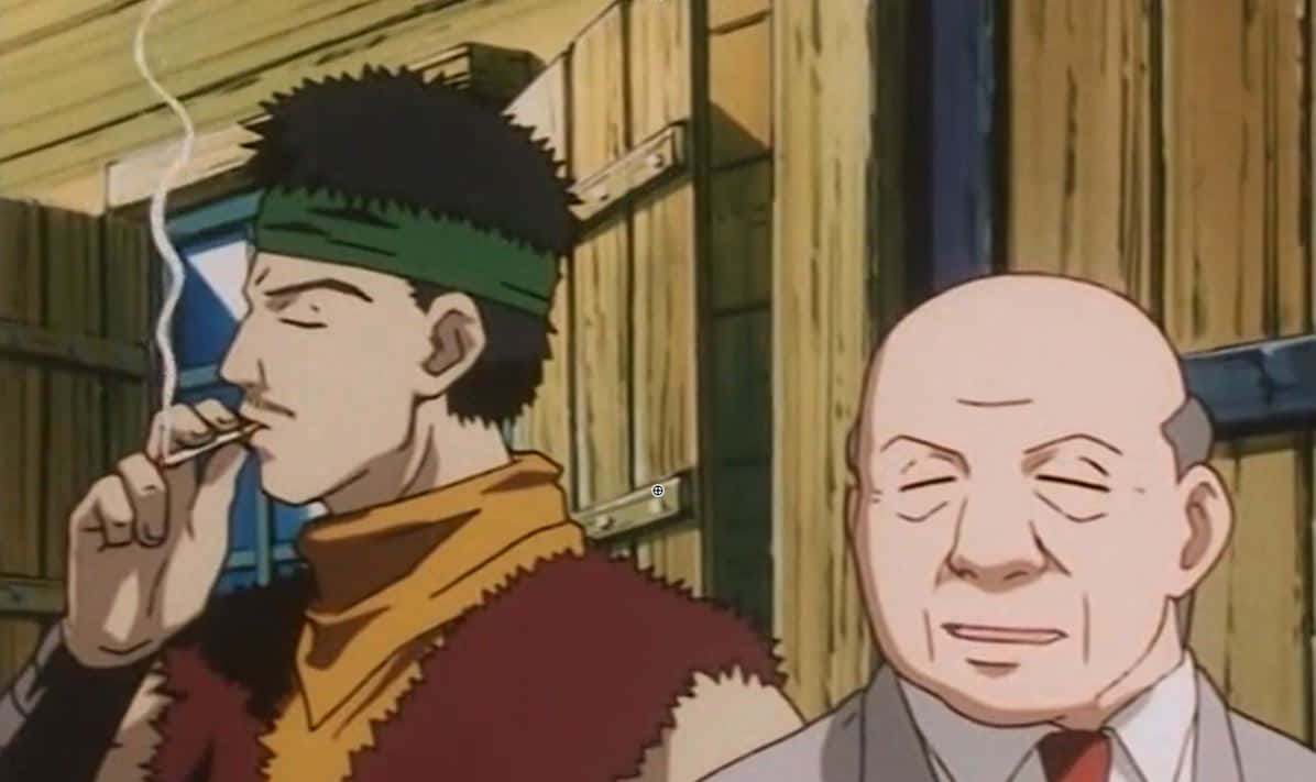 Hunter X Hunter, Zebro, smokes cigarette, SD Desktop Wallpaper
