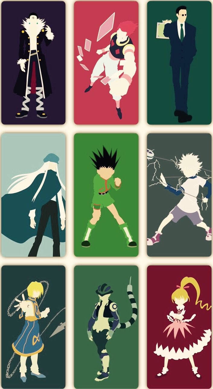 Hunter X Hunter, iPhone, vector art, HD Phone Wallpaper
