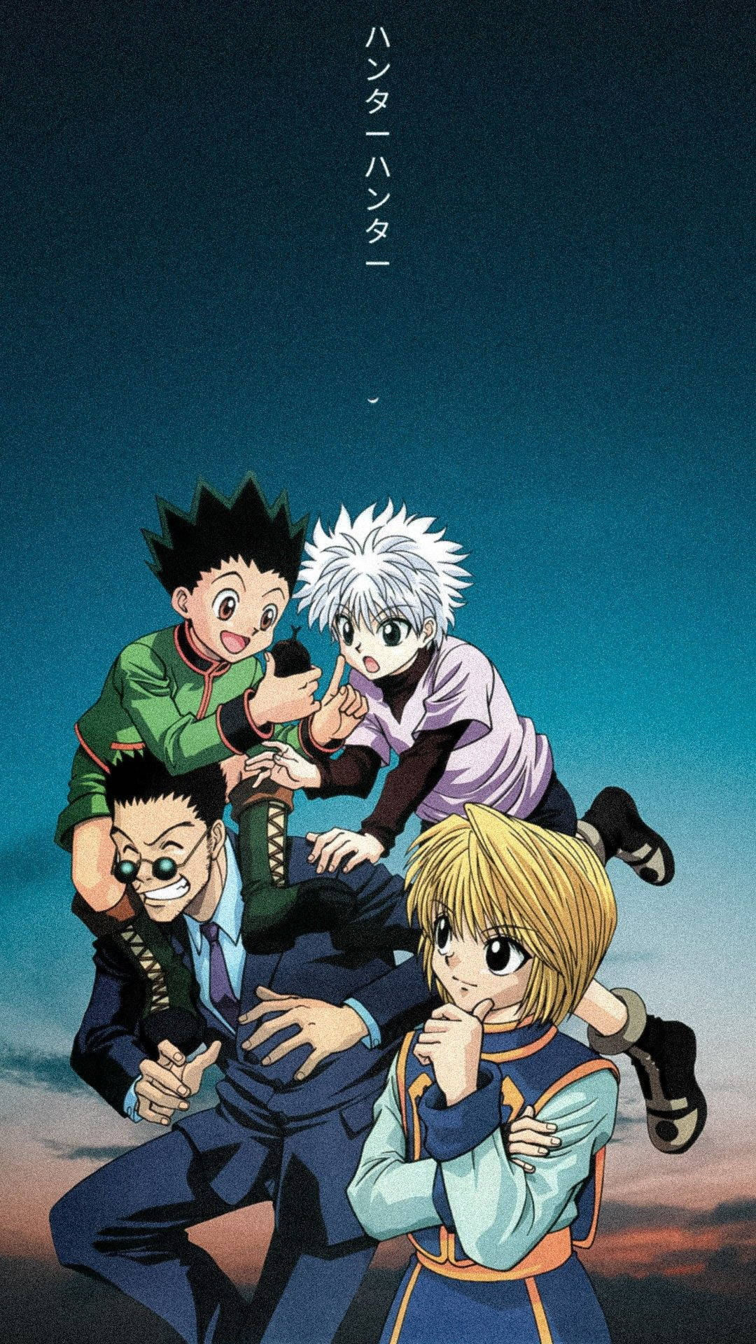 Hunter X Hunter, iPhone, twilight sky, Full HD Phone Wallpaper