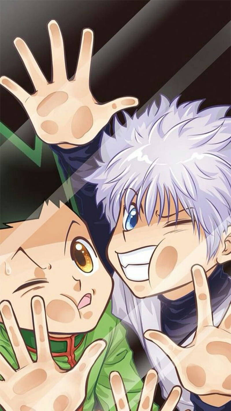 Hunter X Hunter, iPhone, spiky hair, HD Phone Wallpaper