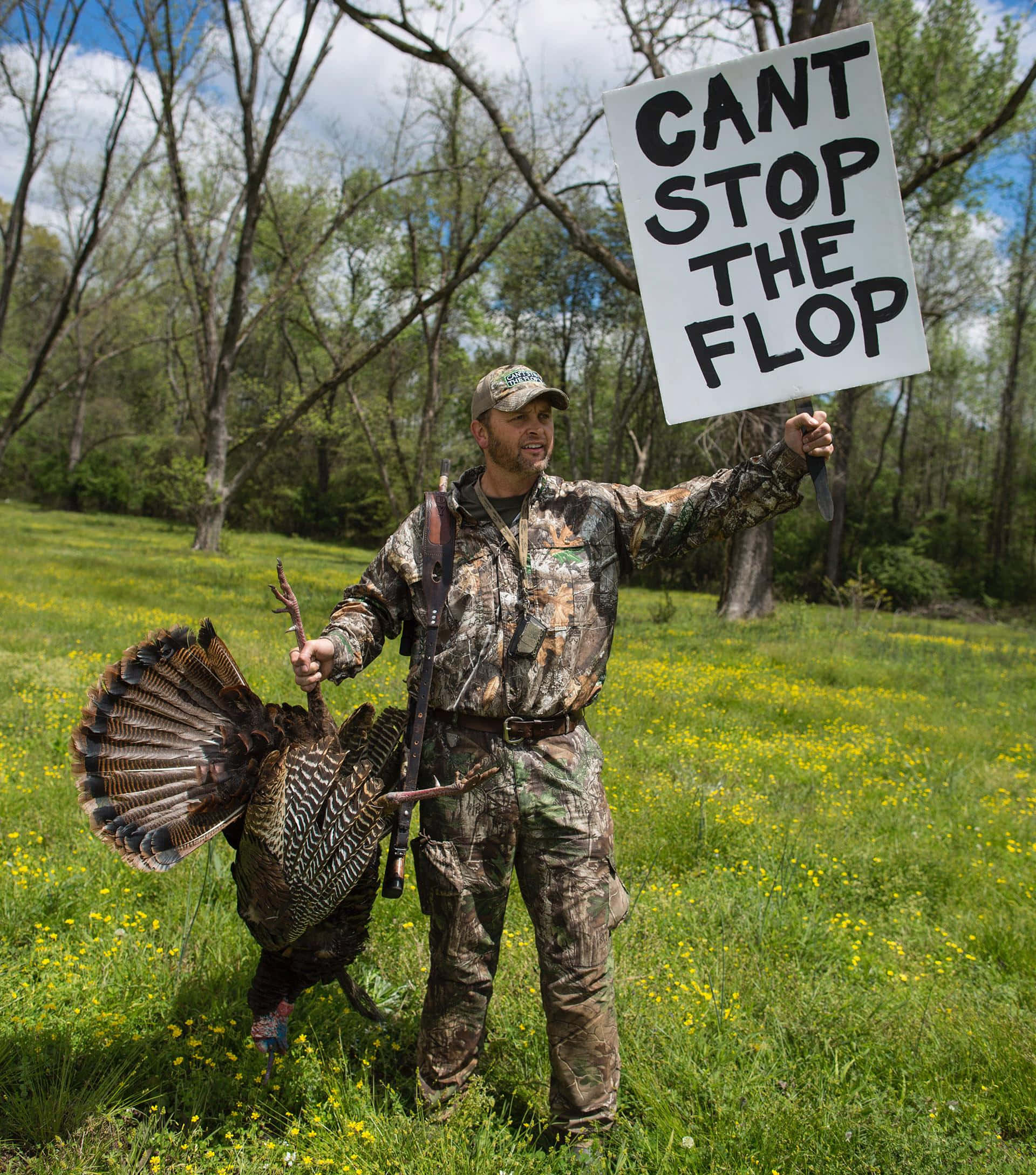 turkey hunting, CANT STOP THE FLOP, camouflage, Full HD Phone Wallpaper