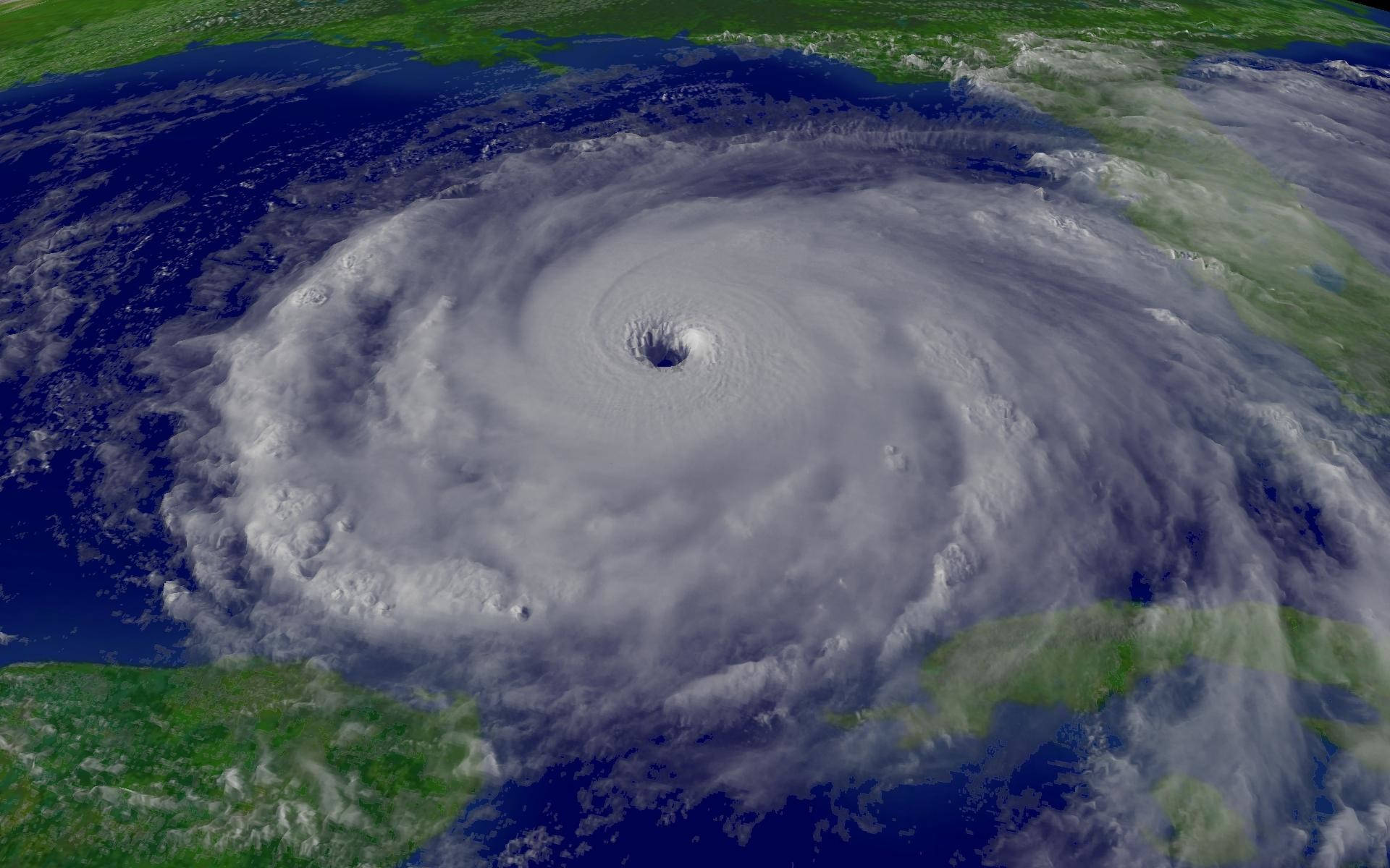 Hurricane, Earth, oceans, Full HD Desktop Wallpaper