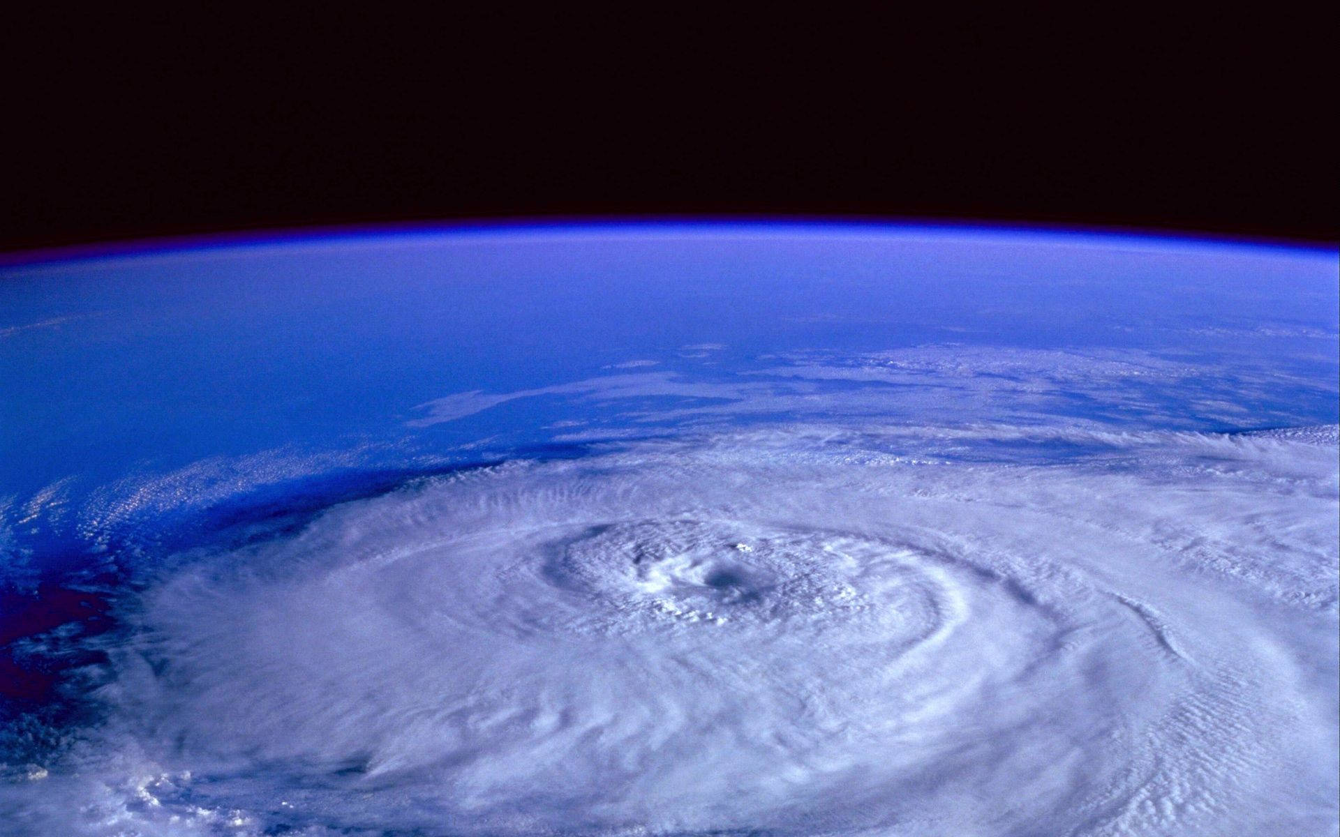 Hurricane, Earth, blue curve, Full HD Desktop Wallpaper
