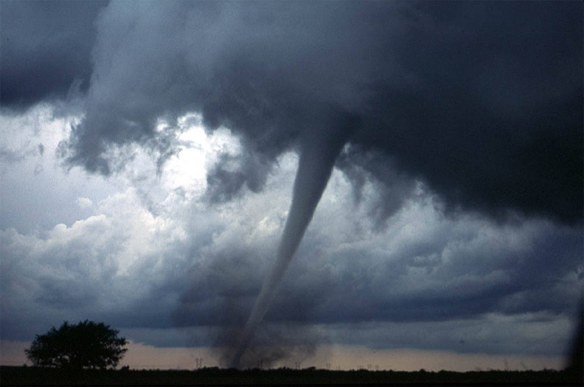 Hurricane, Tornado, stormy sky, Full HD Desktop Wallpaper