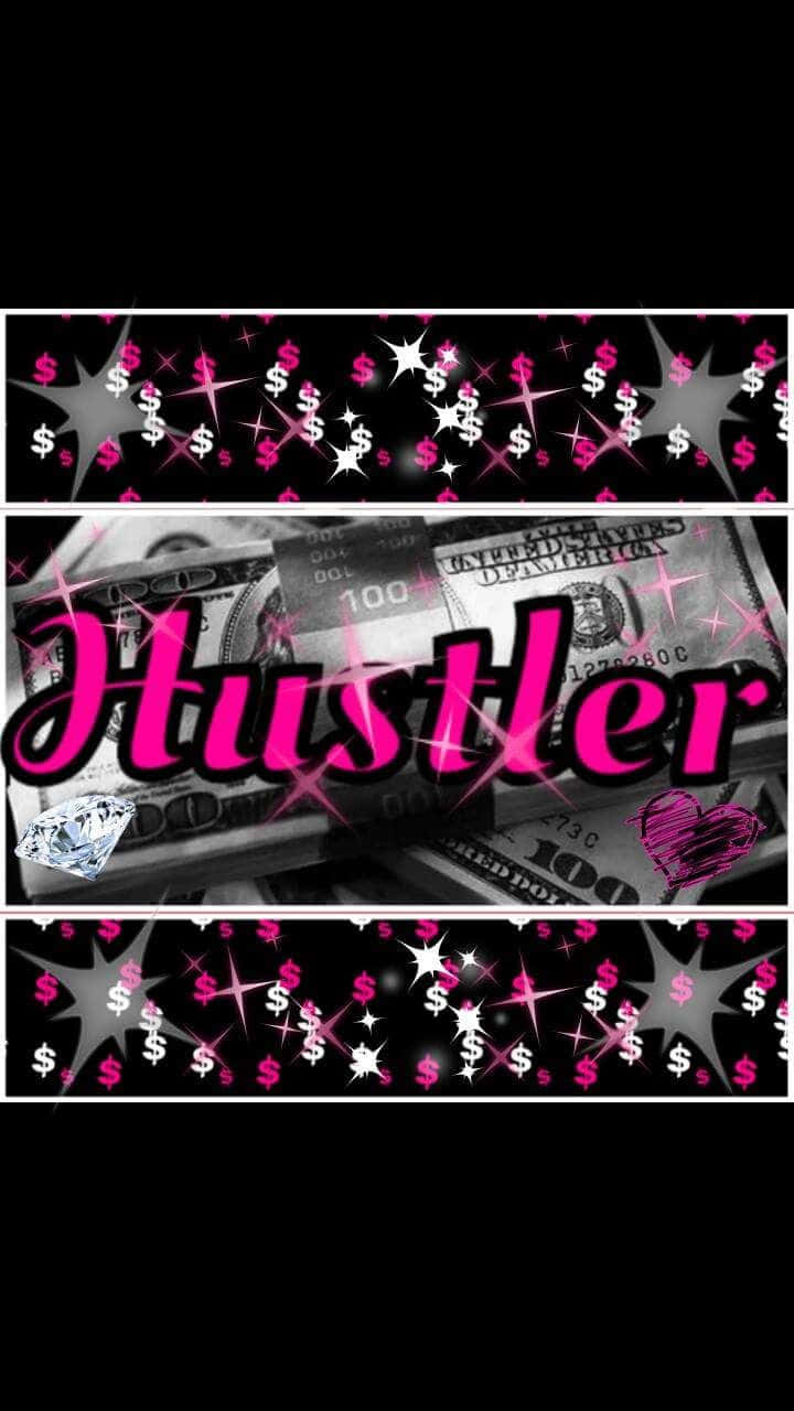Hustler, black, pink, HD Phone Wallpaper