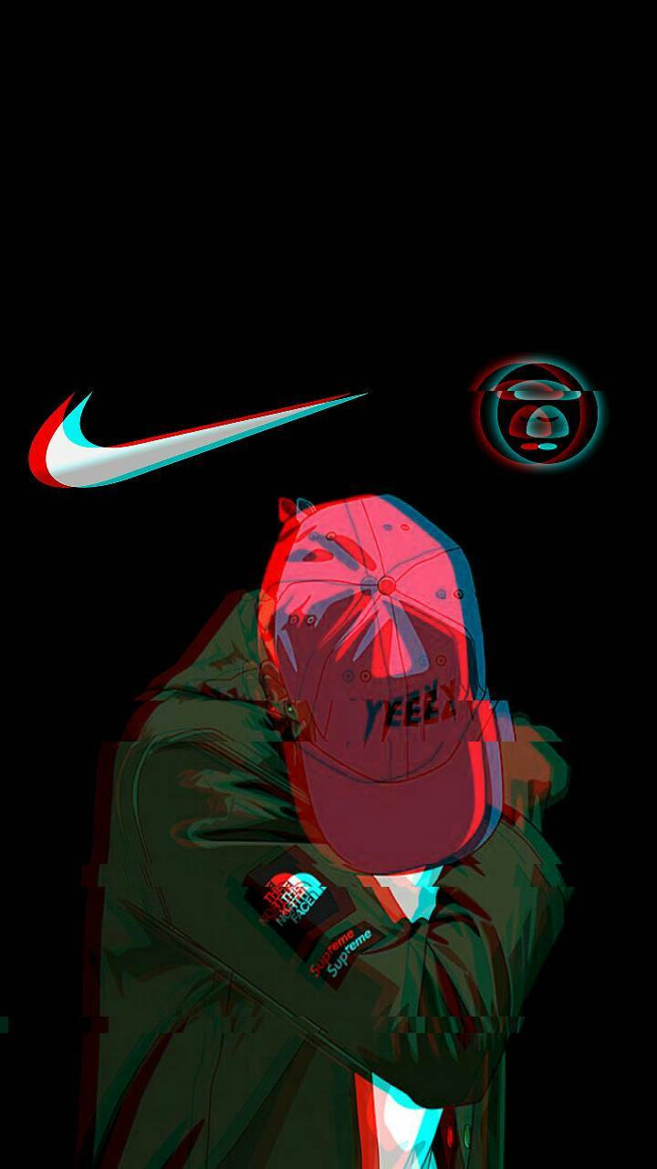 red cap, green jacket, black background, HD Phone Wallpaper
