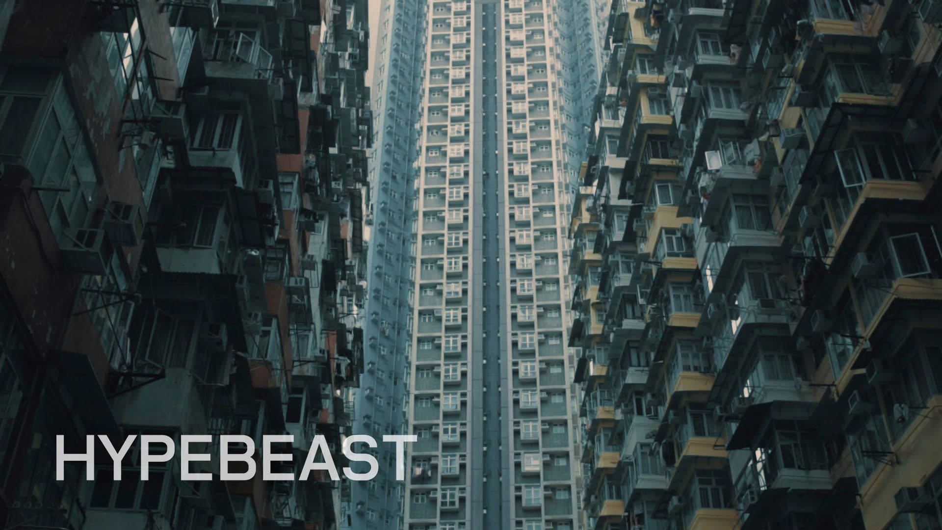 Hypebeast, tall buildings, urban canyon, Full HD Desktop Wallpaper