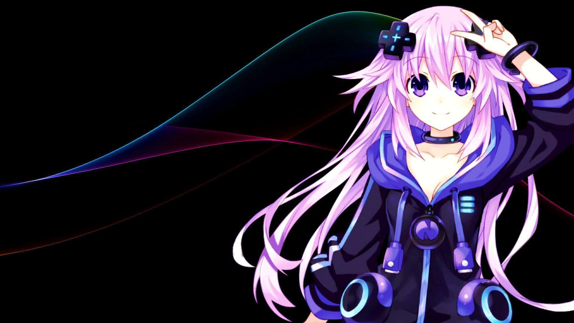 Hyperdimension Neptunia, Neptunia, pink hair, Full HD Desktop Wallpaper