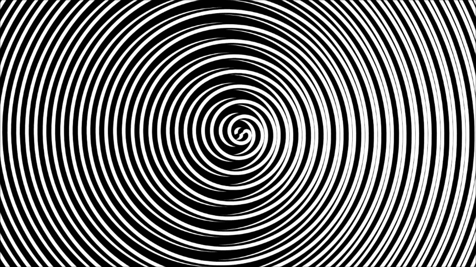 hypnosis, spiral, metal-like pattern, Full HD Desktop Wallpaper
