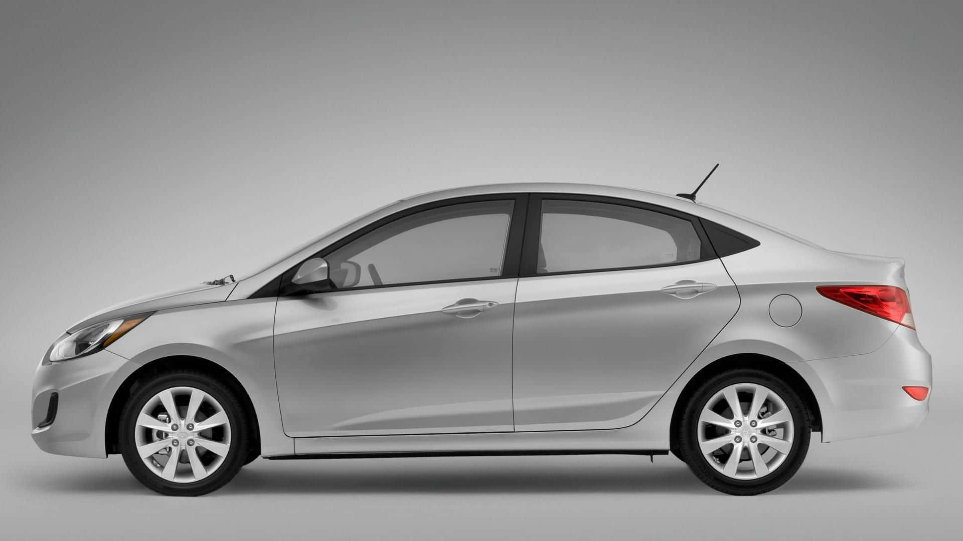 Hyundai Accent, 2022, sleek silver sedan, Full HD Desktop Wallpaper