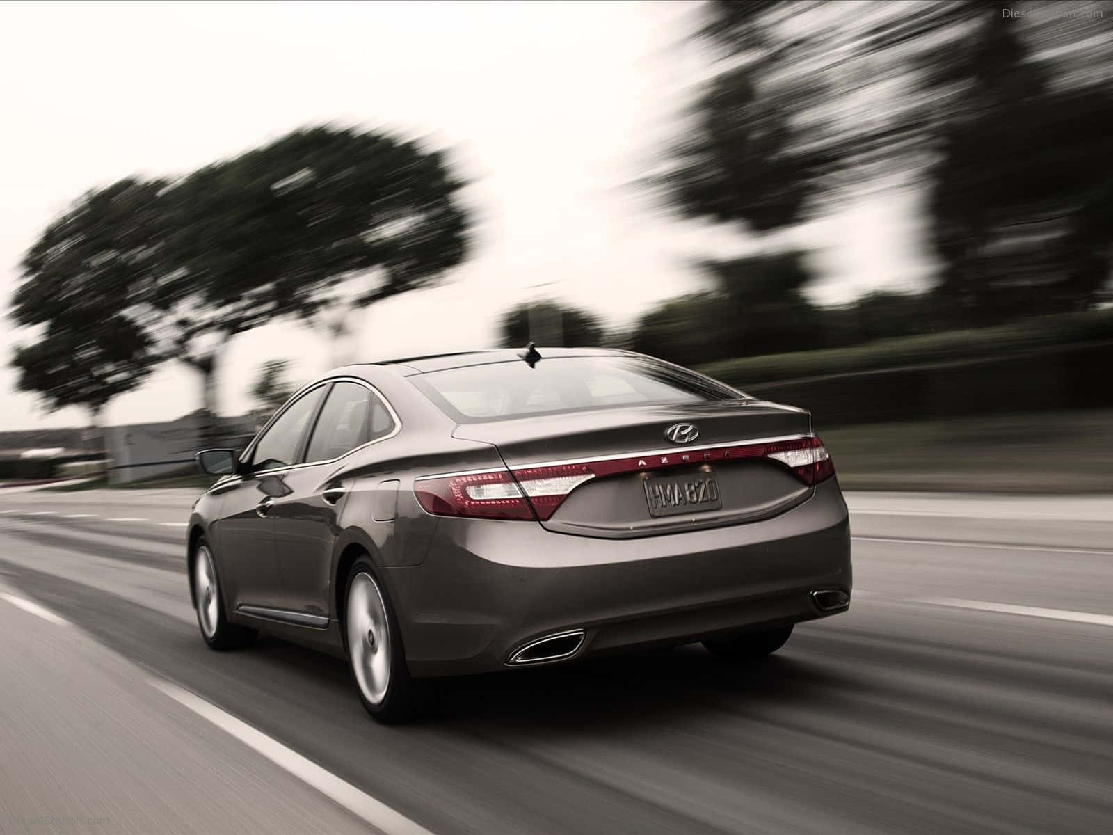 Hyundai Azera, gray, sedan, HD Desktop Wallpaper