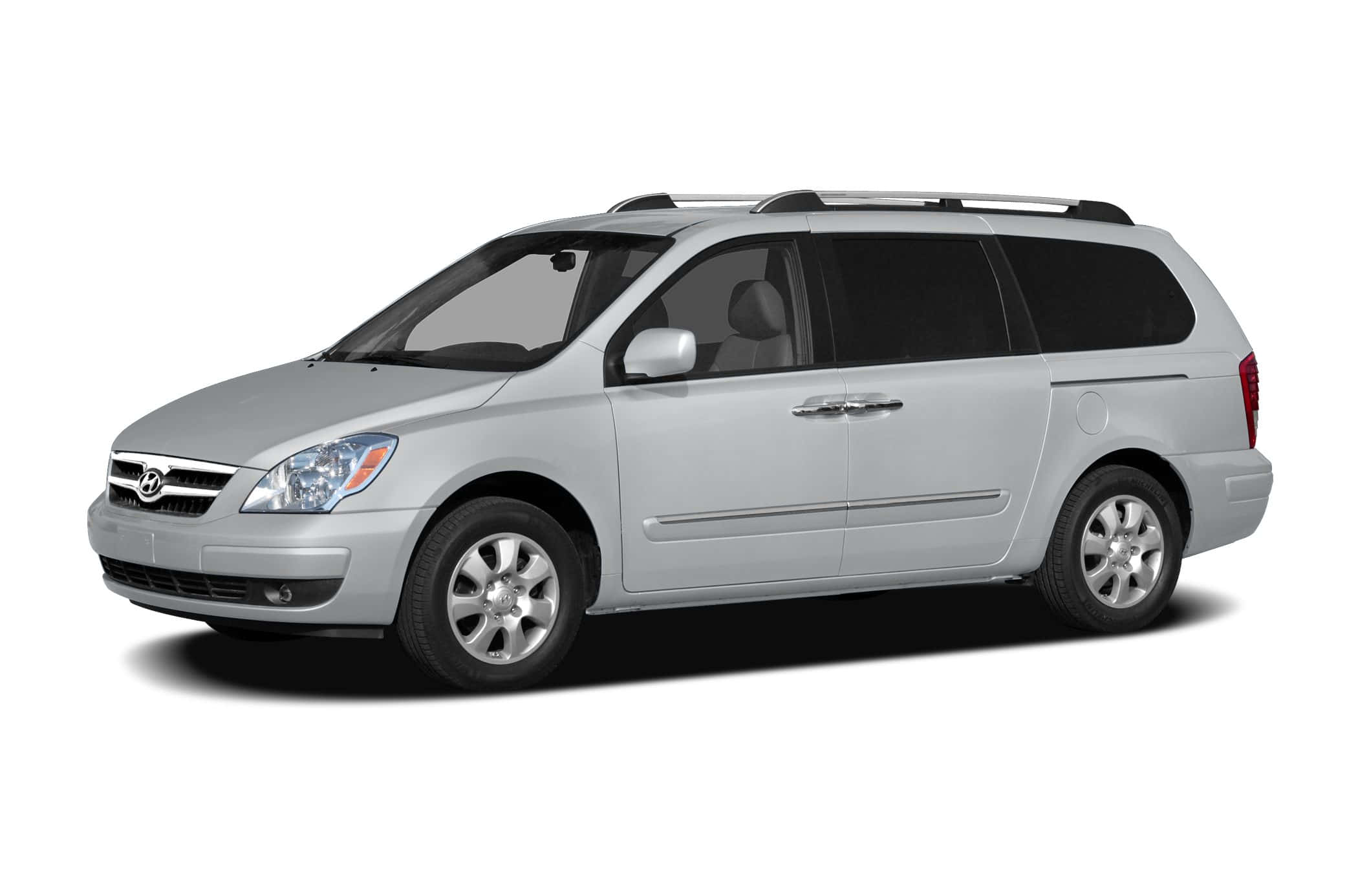 Hyundai Entourage, silver, roof racks, Full HD Desktop Wallpaper